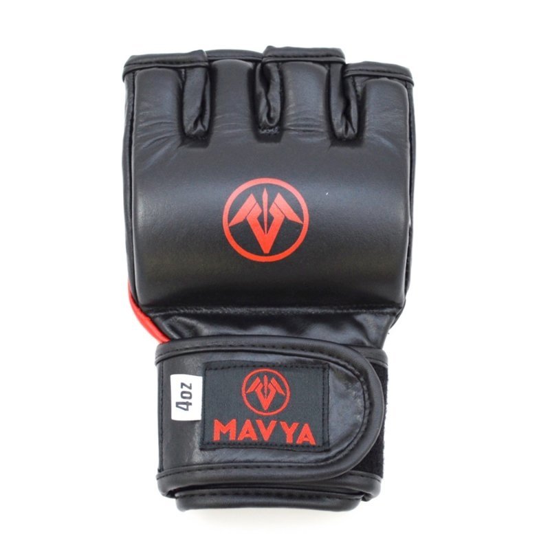 Mavya Leather MMA Gloves