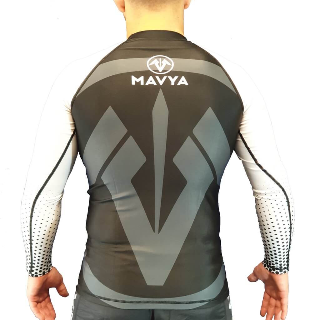 Mavya Legend Series Ranked Rash Guard - White